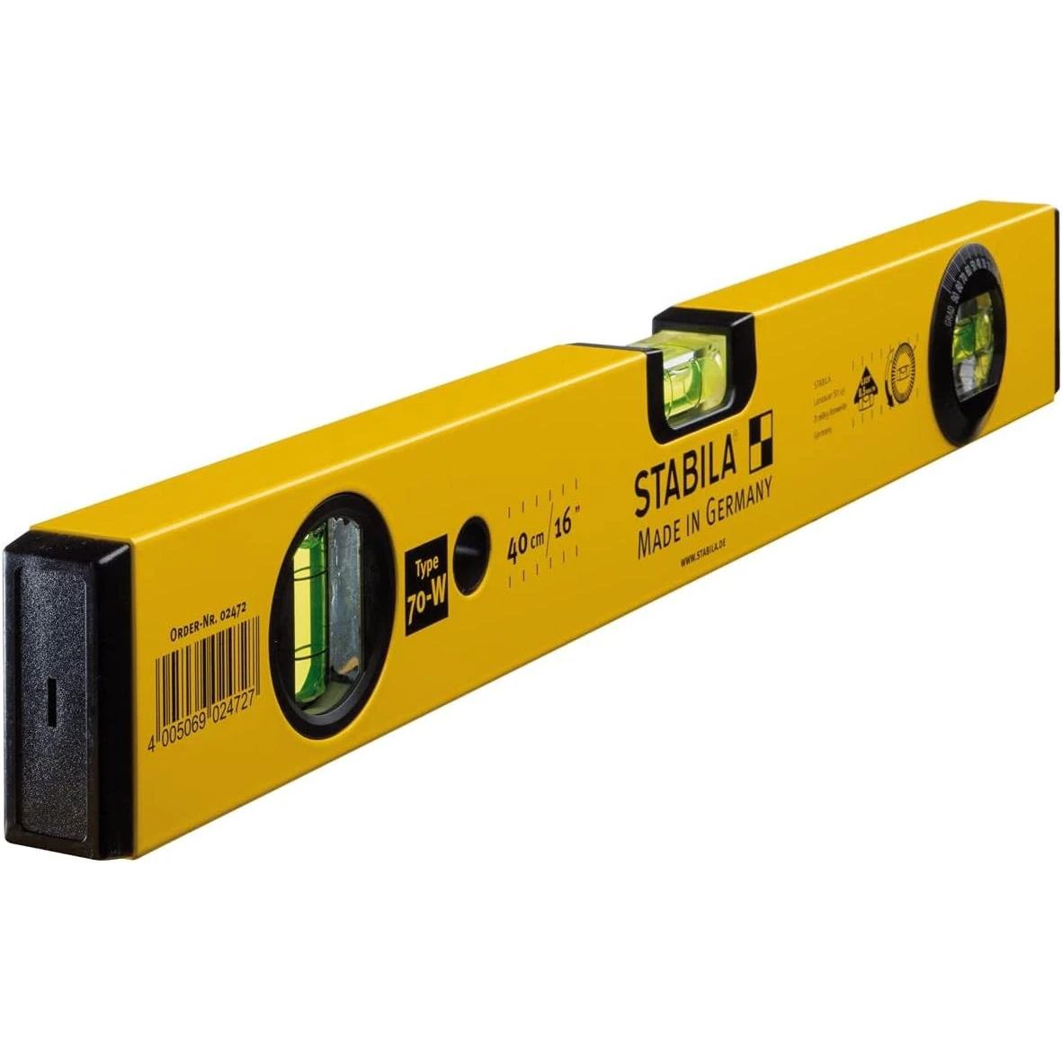 Stabila Spirit Level 70W Rotatable Vial For Precise Layout