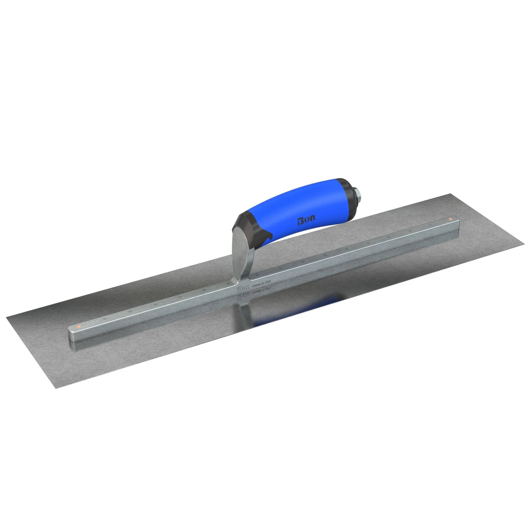 Bon Tool Carbon Steel Square End Finish Trowel - Comfort Wave Handle