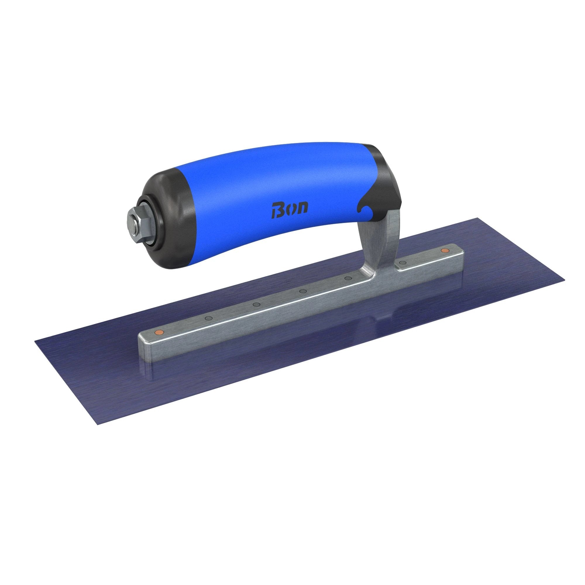 Bon Tool Ultra Flex Blue Steel Square End Finish Trowel - Comfort Wave Handle