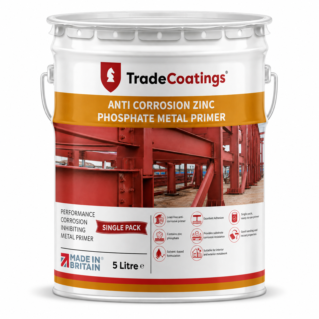 Anti Corrosion Zinc Phosphate Metal Primer
