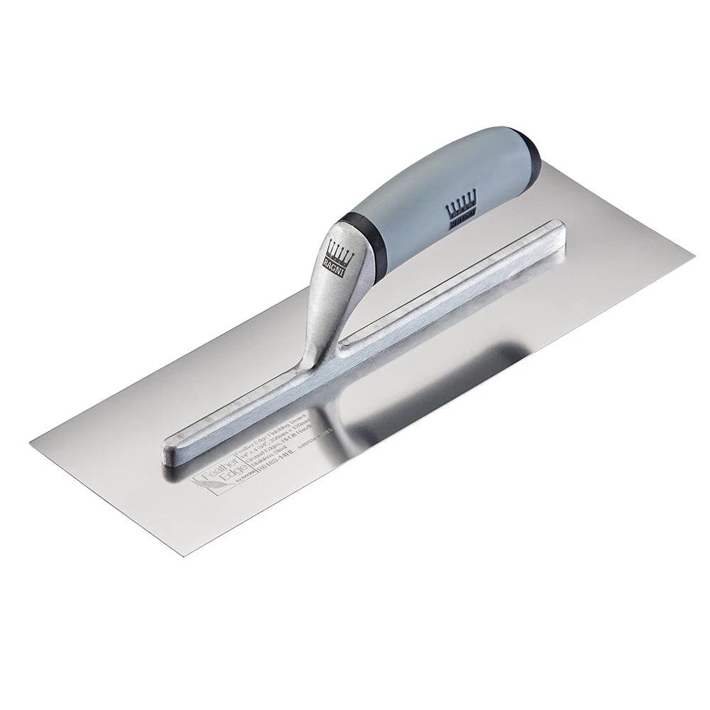 Ragni Stainless Steel Hi-Lift Feather Edge Finishing Trowel
