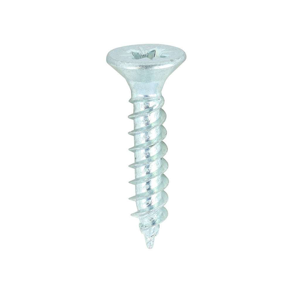 TIMCO Twin-Threaded Woodscrews – PZ – Double Countersunk – Zinc