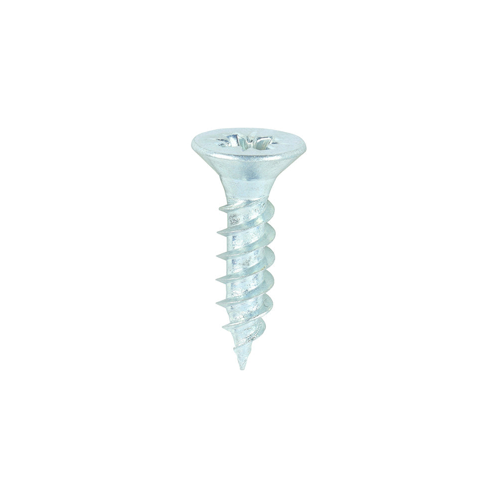 TIMCO Twin-Threaded Woodscrews – PZ – Double Countersunk – Zinc