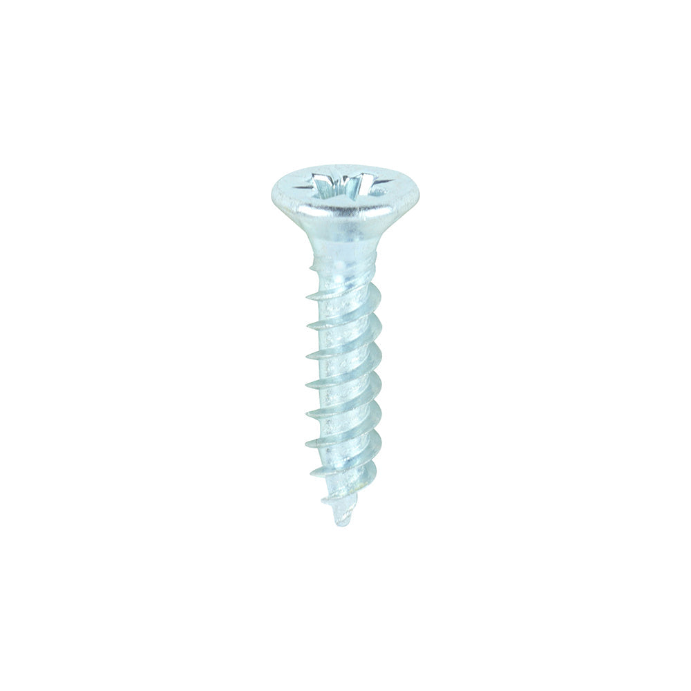 TIMCO Twin-Threaded Woodscrews – PZ – Double Countersunk – Zinc