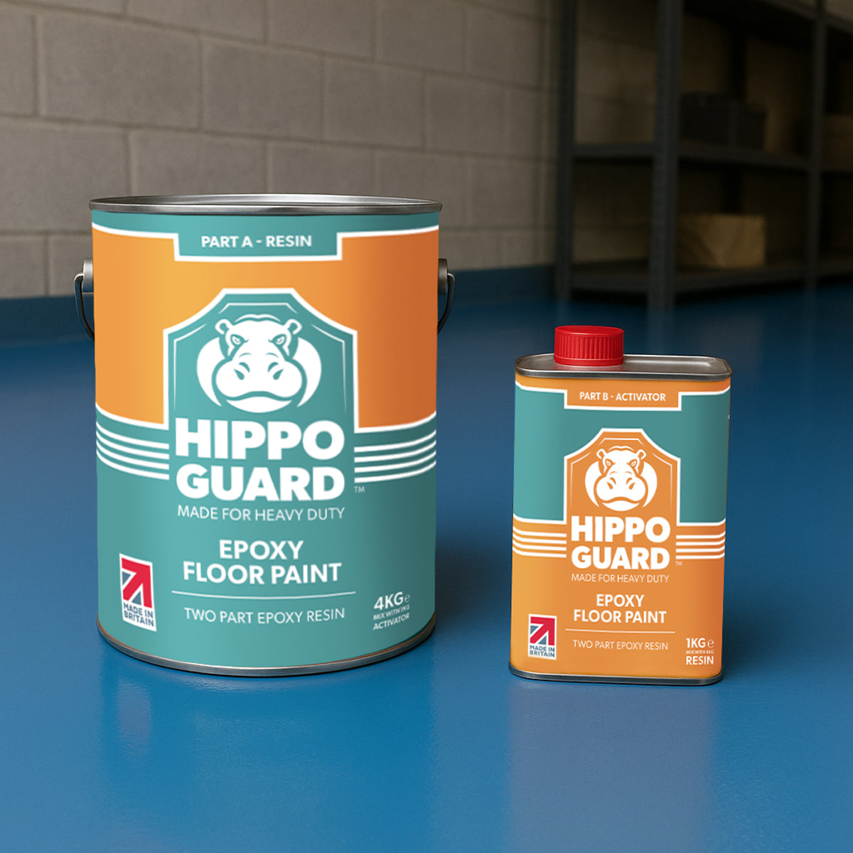 Hippo Guard™ Epoxy Flooring
