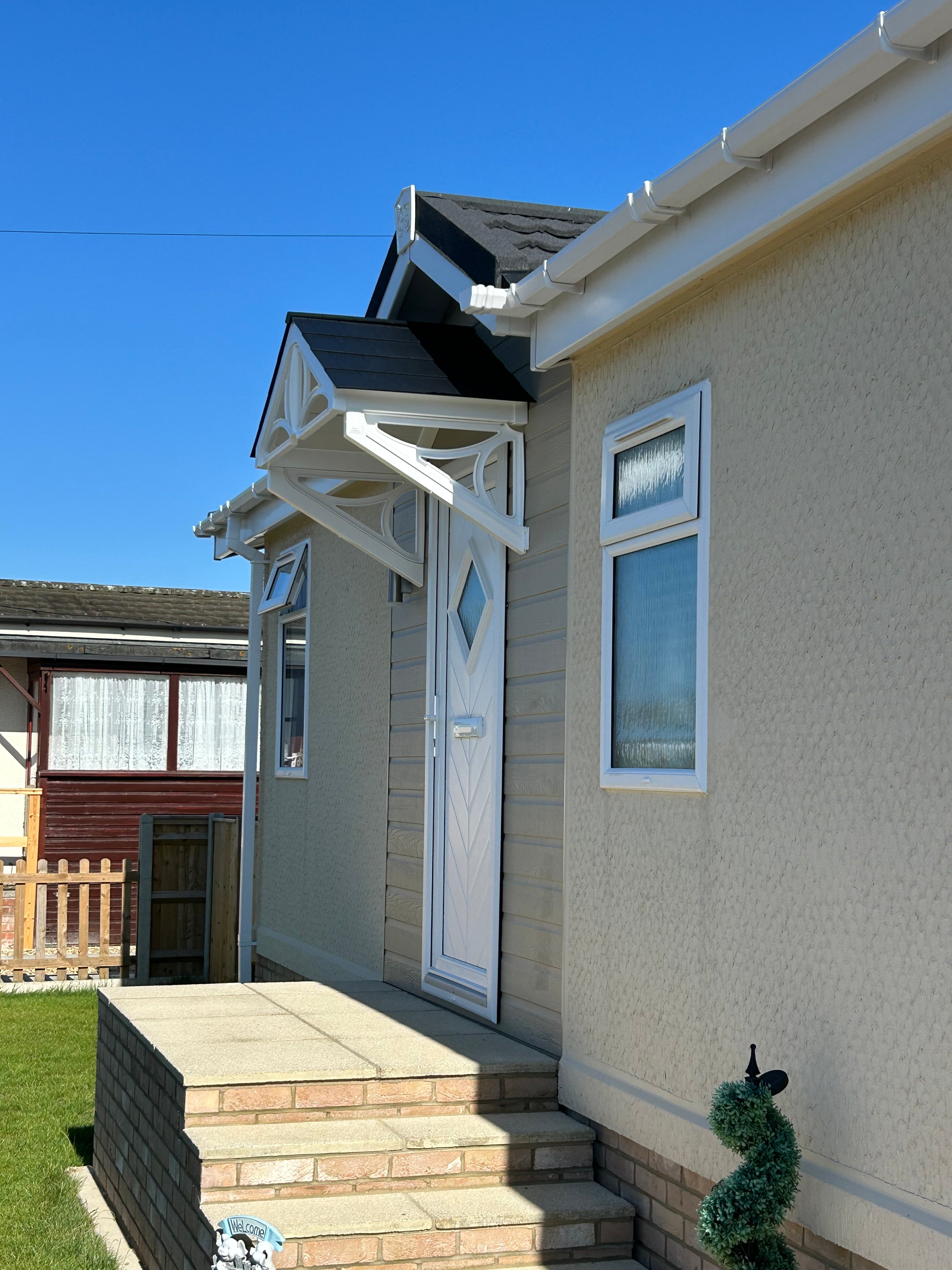 Althorp Door Canopy 149cm - Flat Pack Porch Canopy