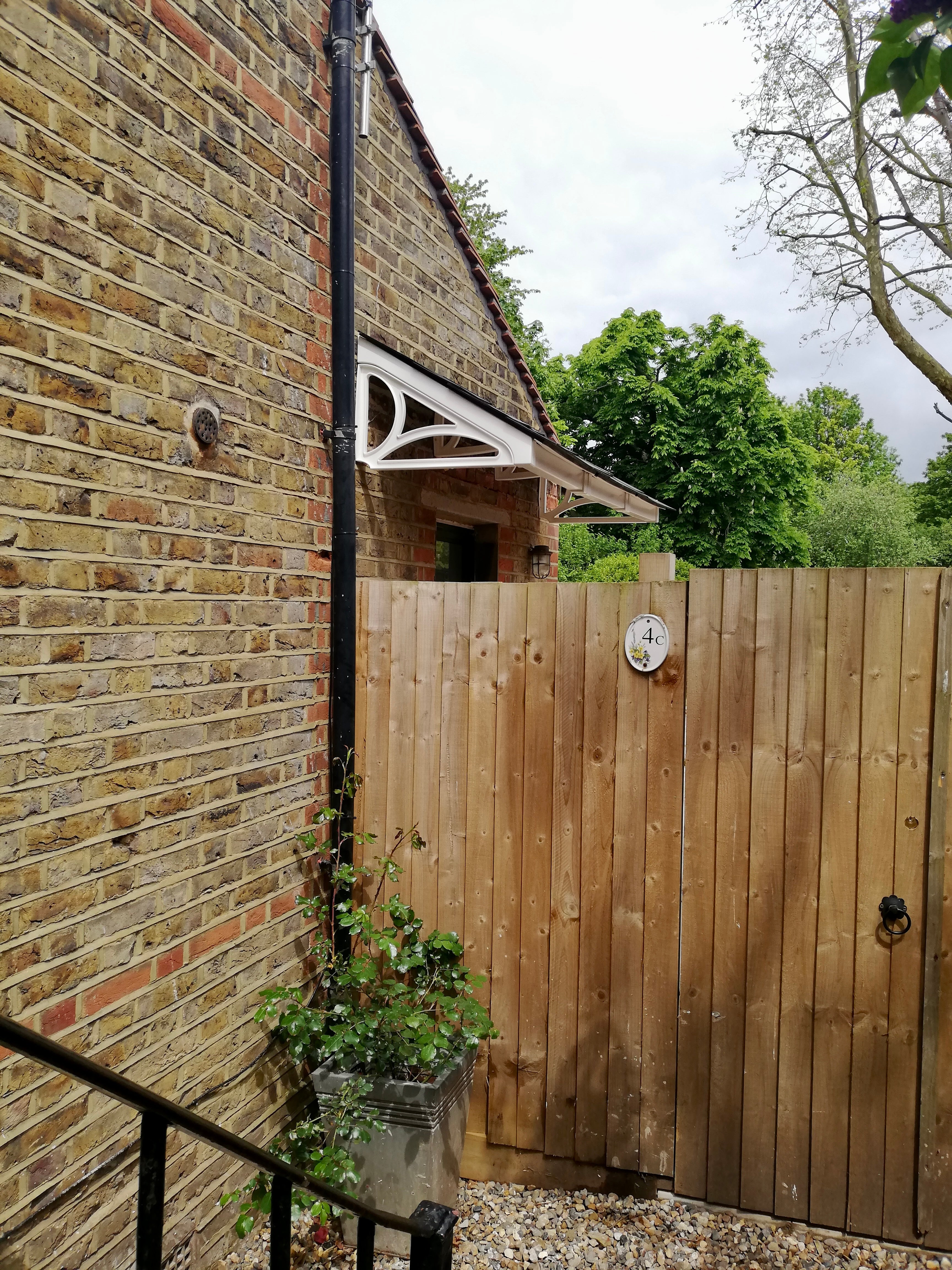 Cosgrove Lean-To Door Canopy - Flat Pack Porch Canopy